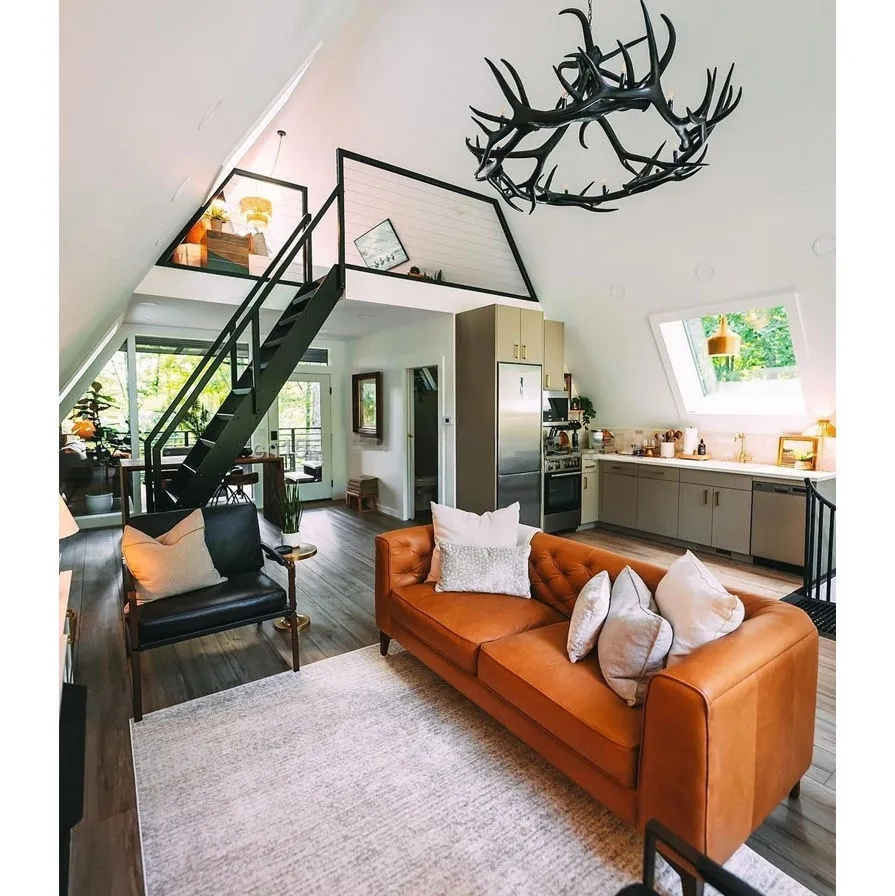 Modern Prefab Luxe House Galvanized Steel Luxe House Villa