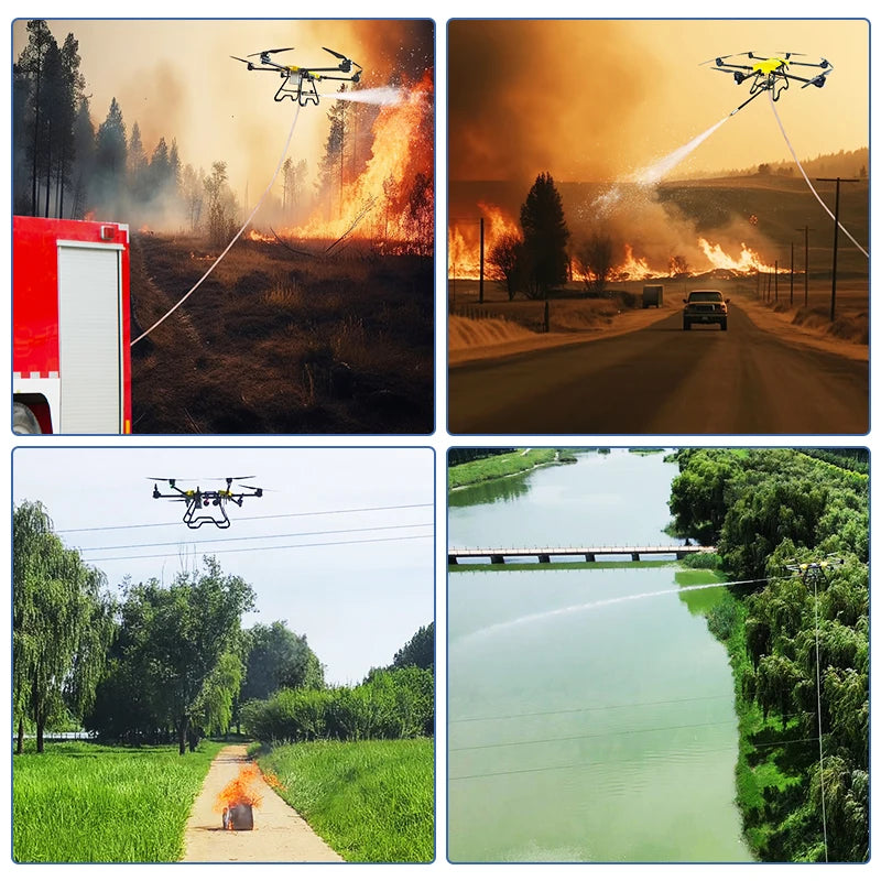 For New High Efficiency Fire Fighting Drone with JT Cleaning Components 3 Year Warranty Cost-Effective for Home Use