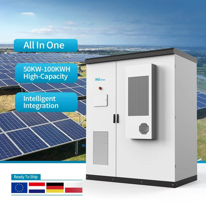 Outdoor Battery Cabinet Energy Storage System 50kW / 100kW with 100kWh–215kWh Lithium-Ion Battery