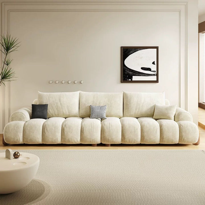 New Living Room Family Sectional Sofa Set with Velvet Fabric