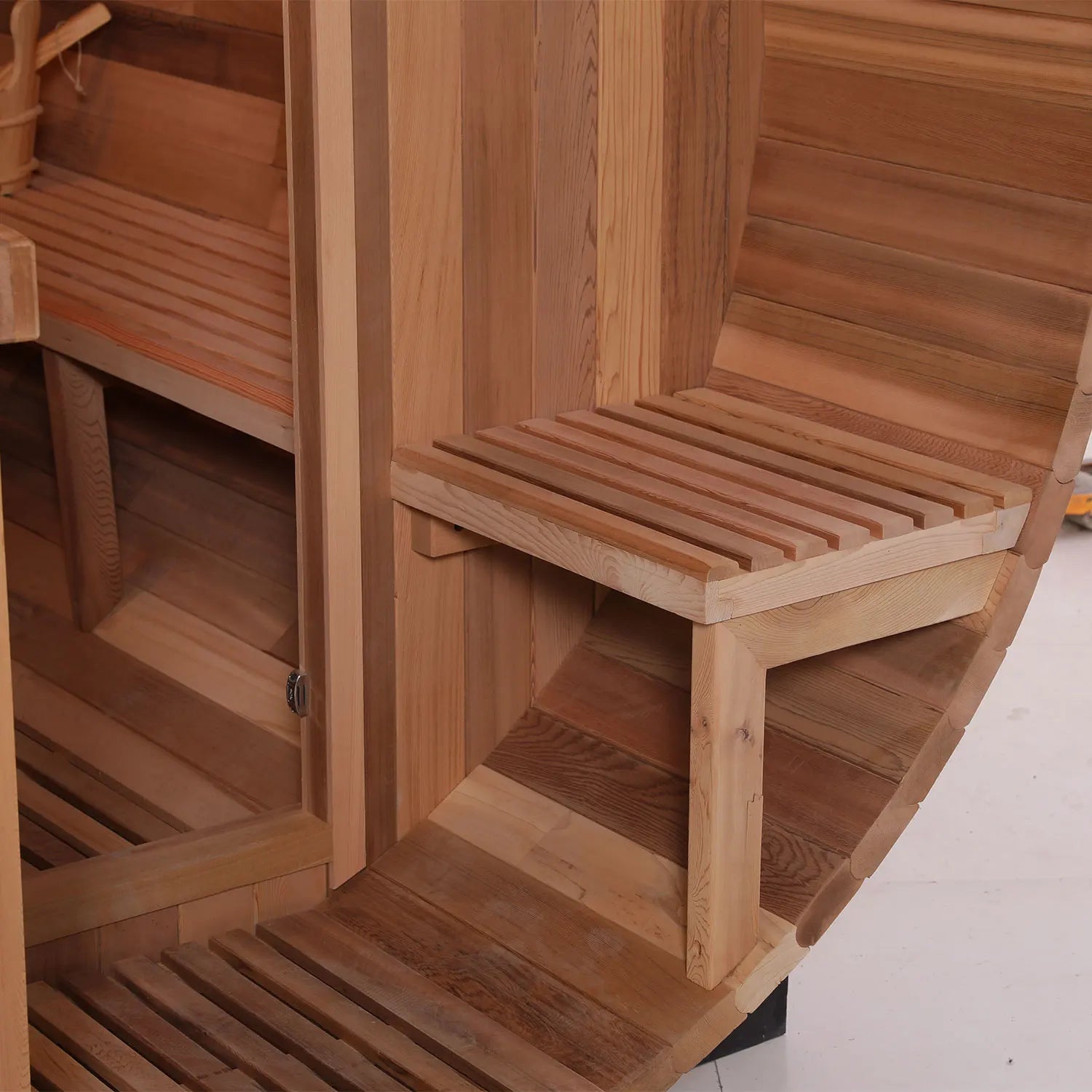 New Wooden Outdoor Cedar Dry Sauna Barrel with Kit