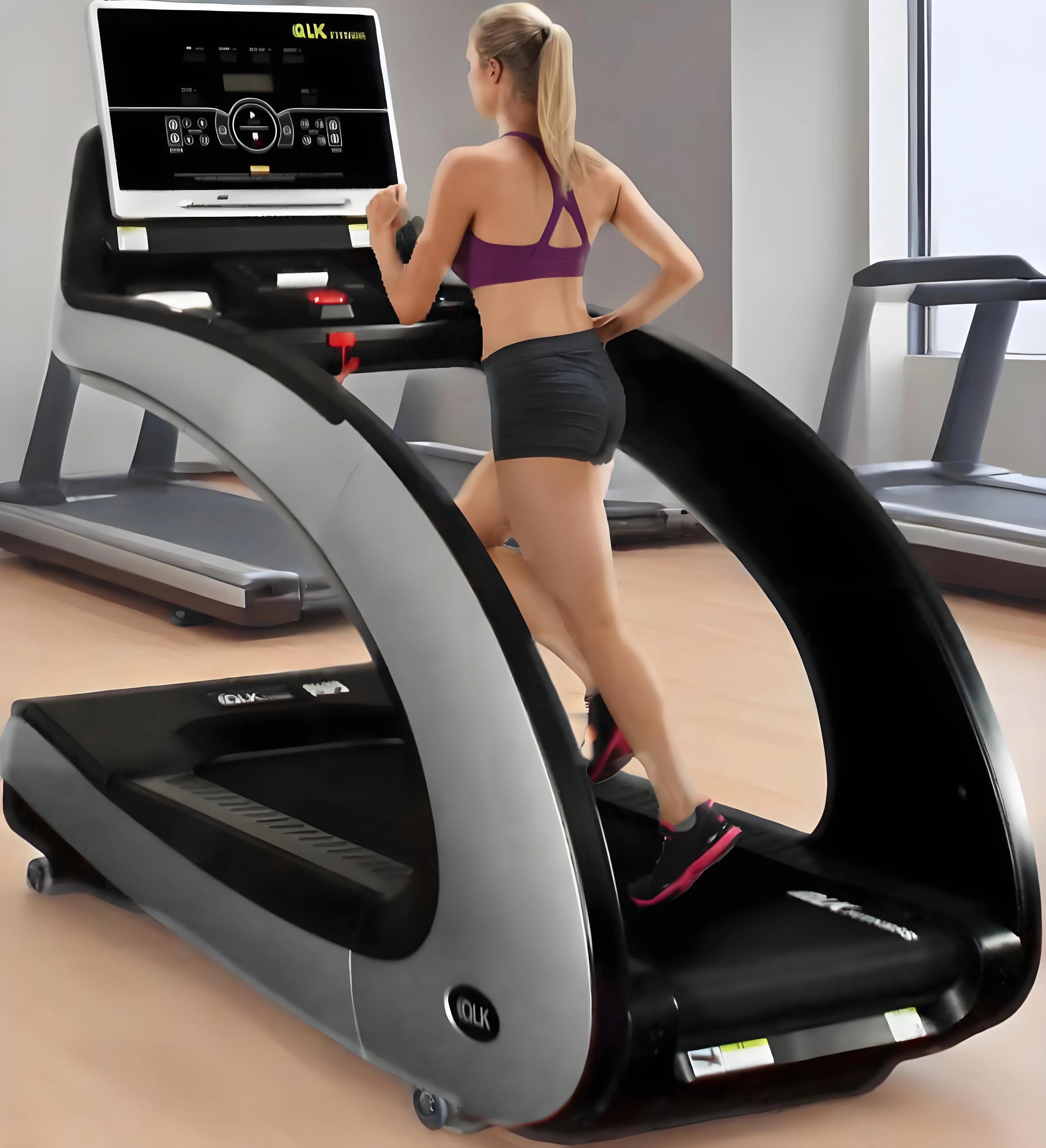 New Smart Control Treadmill Panel Ergonomic Curved Design