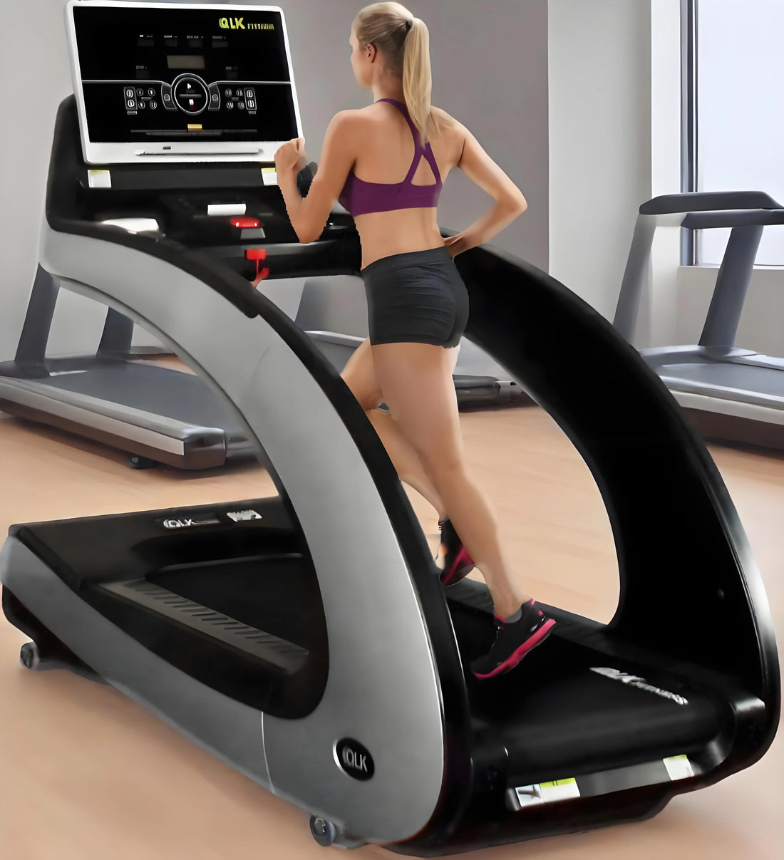 New Smart Control Treadmill Panel Ergonomic Curved Design