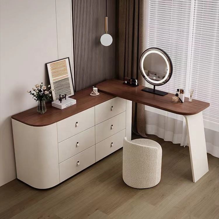 Smart Modern Dressing Table – Multi-Functional Princess Vanity with Mirror