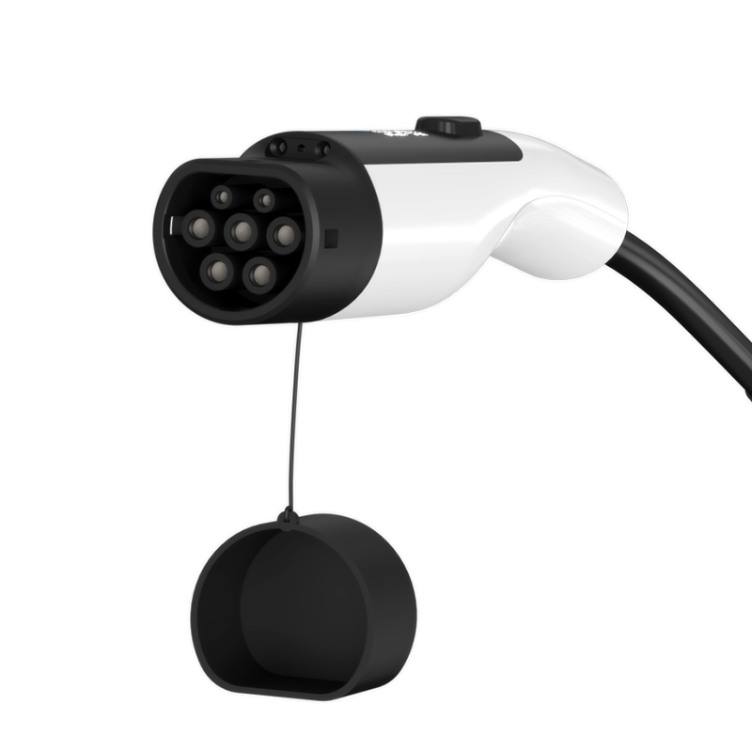 LED Touch Screen Portable EV Charger - Real, Voltage, Current & Temperature Display - Smart Portable EV Wallbox