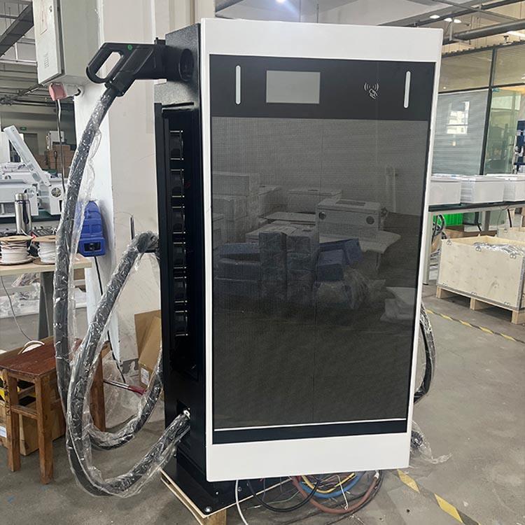 New CE Certified DC EV Charger 80kW | Fast EV Charging Station with Advertising Screen