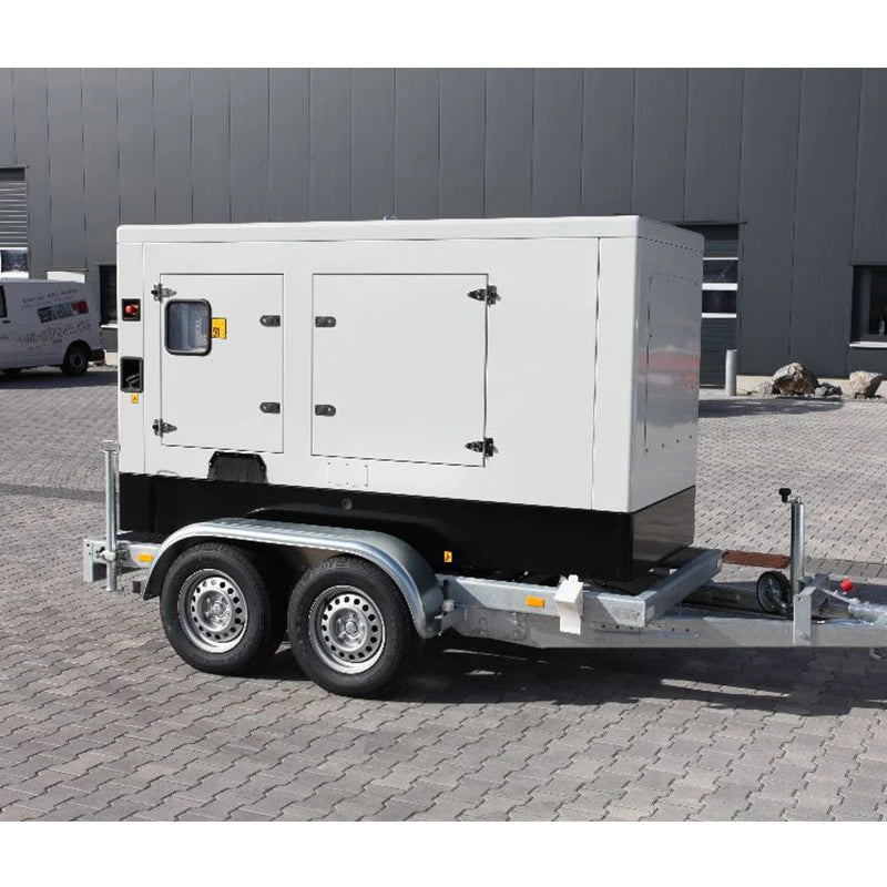 New Super Silent 3 Phase Power Electric Diesel Trailer Generator 