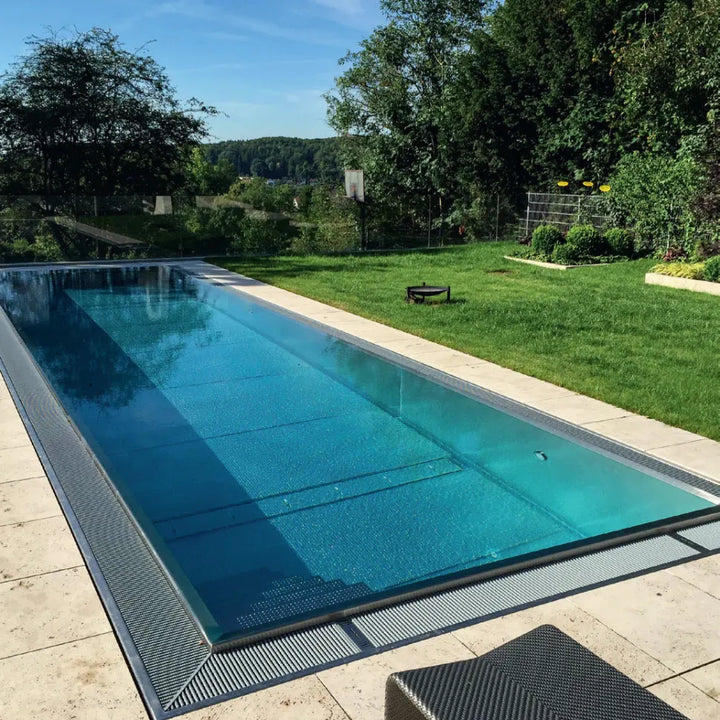 New Above Ground Stainless Steel Frame Swimming Pool 25M Large 