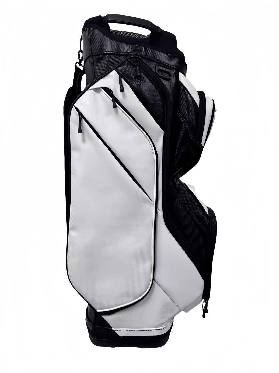 New Lightweight Waterproof PU Leather Golf Bag with 15-Way Divider