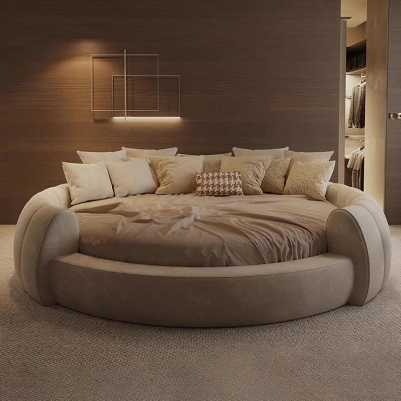 New Home Luxe Round Circular Bed Modern Interiors