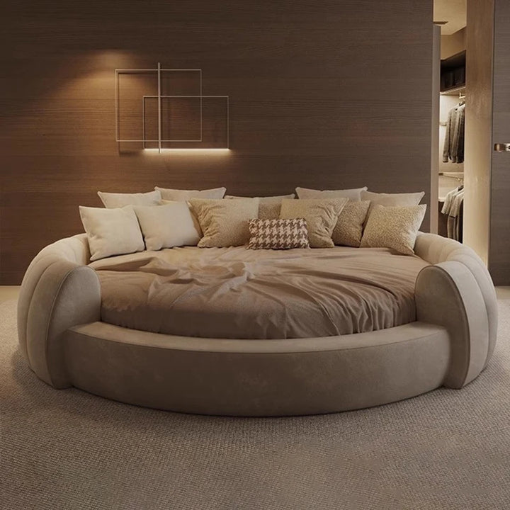 New Home Luxe Round Circular Bed Modern Interiors
