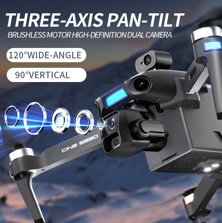 S880 Pro MAX Omnidirectional Obstacle Avoidance GPS Multipurpose Drone
