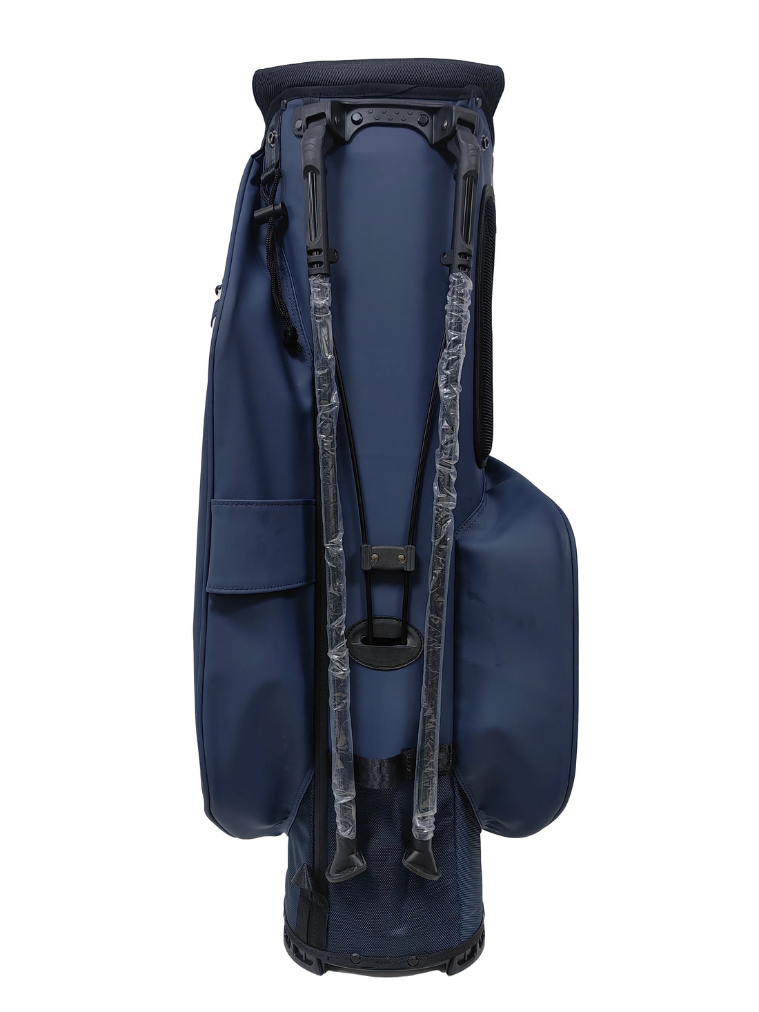 New Portable PU Leather - Nylon Golf Stand Bag, High-Capacity Storag