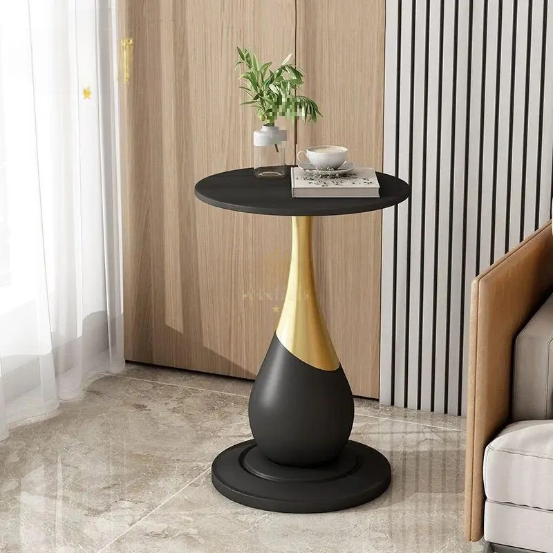 Modern Minimalist Iron Coffee Table Living Room Luxury Design Side Table