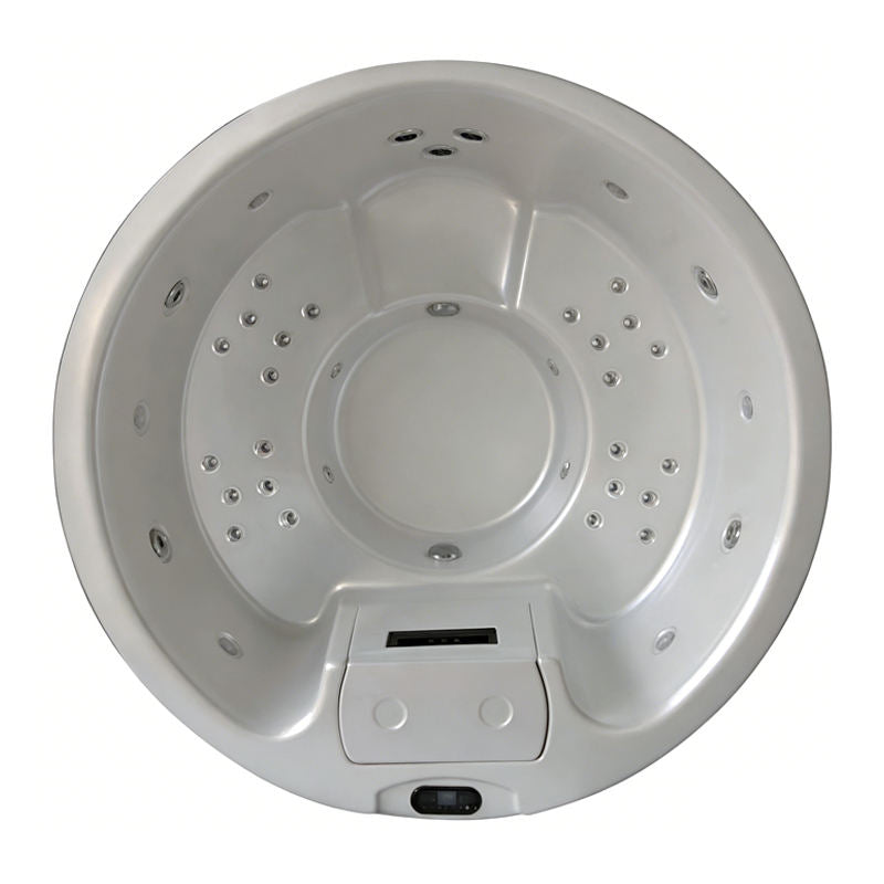 Luxury Whirlpool Hot Tub with Hydro Massage - Outdoor Heated Acrylic Spa Pool & Jacuzzi