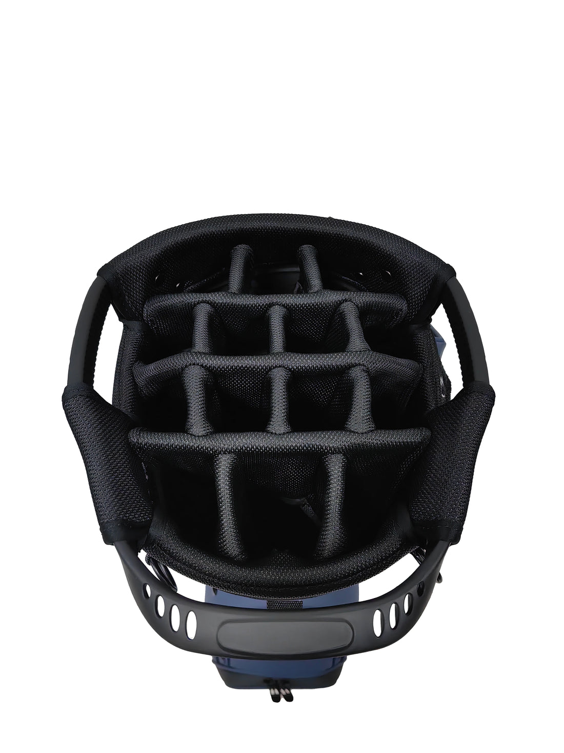 New Portable PU Leather - Nylon Golf Stand Bag, High-Capacity Storag