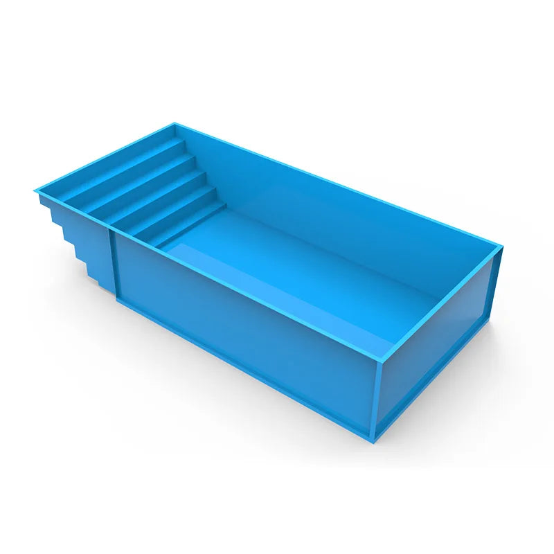 Luxury 3D Design Villa Fiberglass Outdoor Swimming Pool