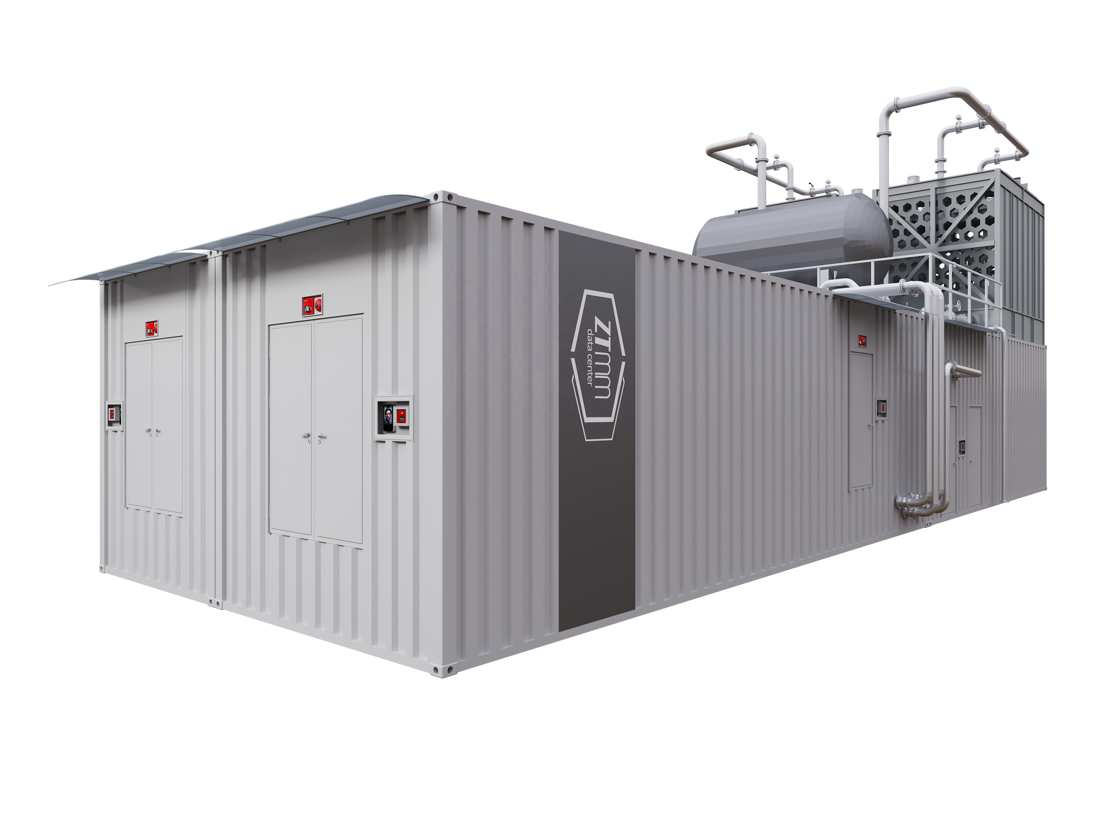 Smart Liquid Cooling 40FT Data Center Container  - Custom Server Cabinet Modular Data Facility