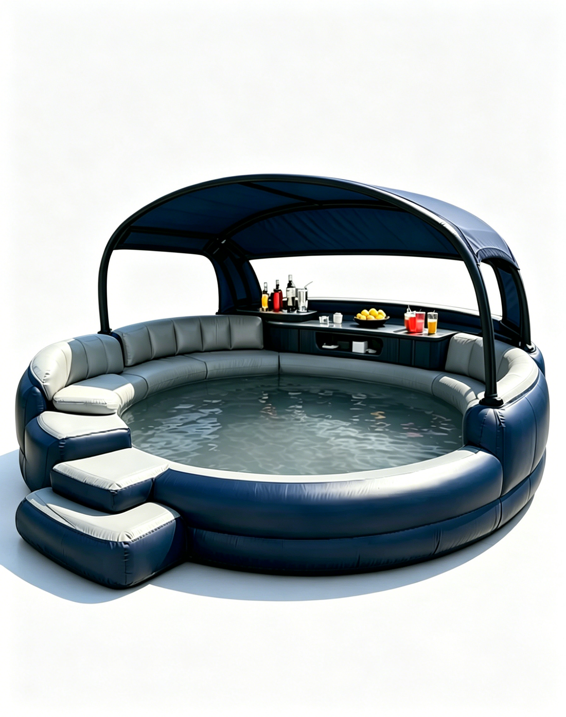 New Grade PVC Inflatable Bounce House Bar & Swim Family Party Pool