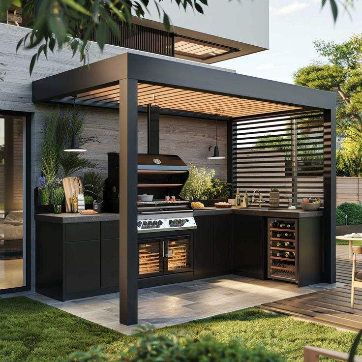 Premium Outdoor BBQ Gas Grill Kitchen Cabinet Set