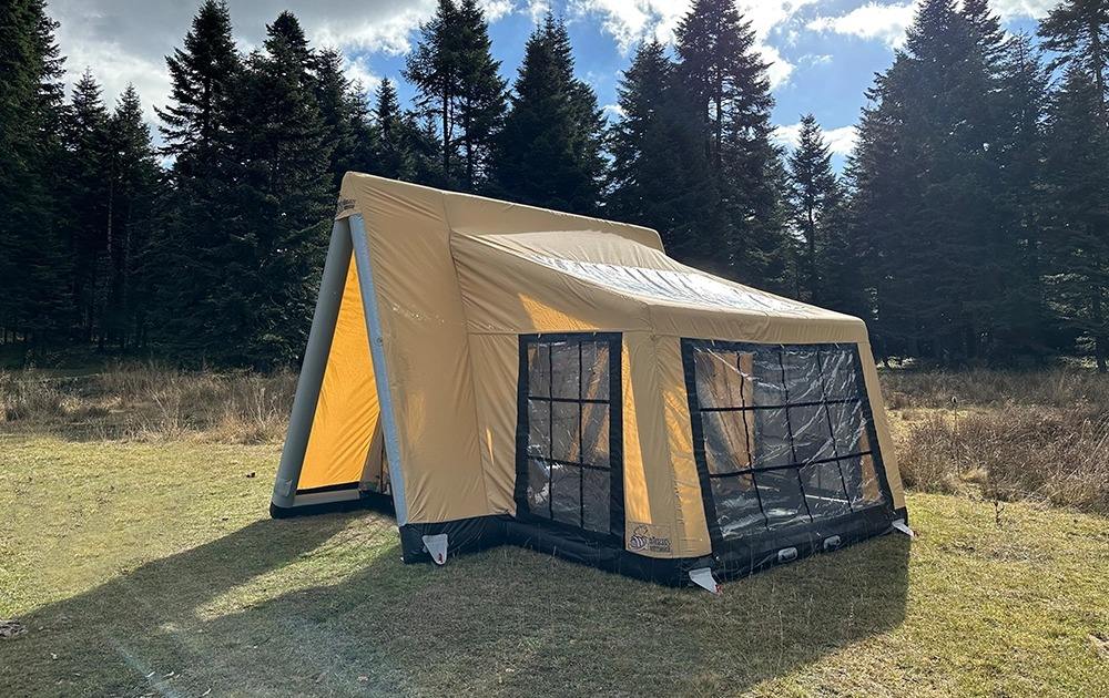 Luxury Family Portable Canvas Inflatable Cabin Tent