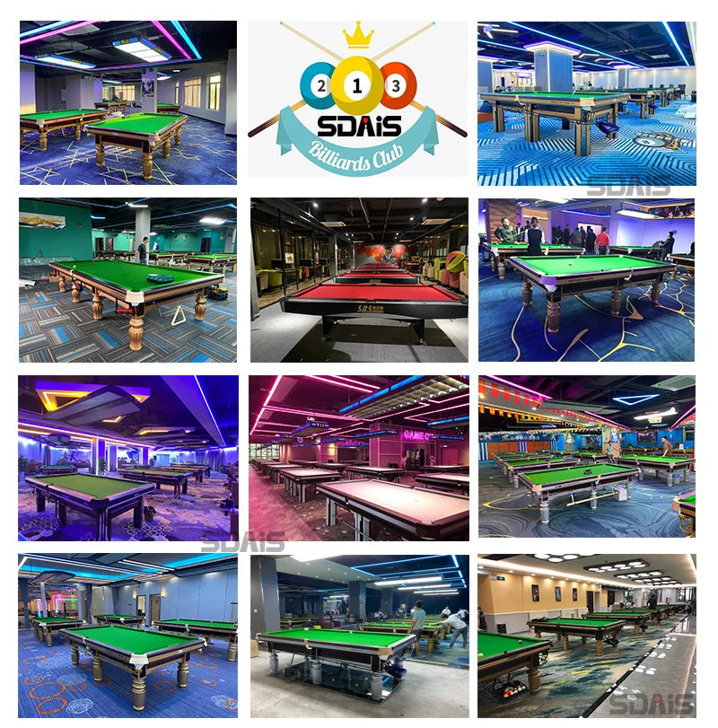 Popular Snooker Table Trade Wiraka M1 Snooker Table with LED Light