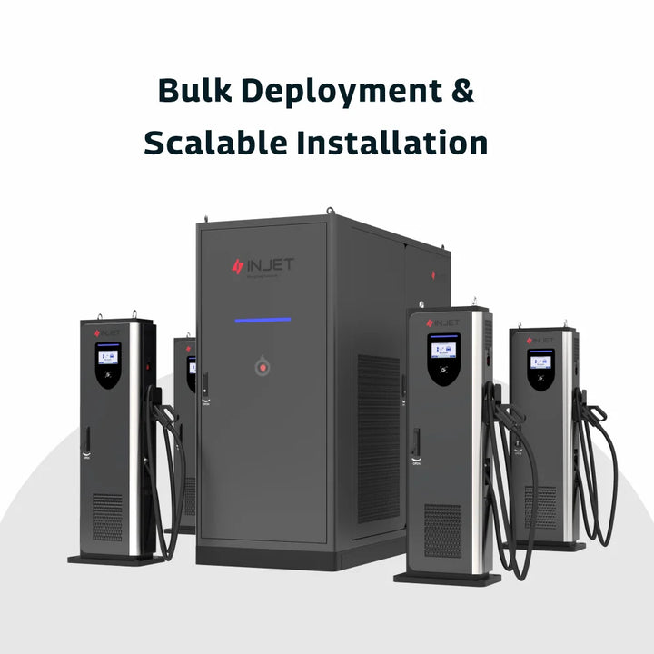 INJET Ultra 800 DC CCS2 New Energy Electric Vehicle Charging Station Air/Liquid Cooling One Machine Four Guns for Cpos Operation