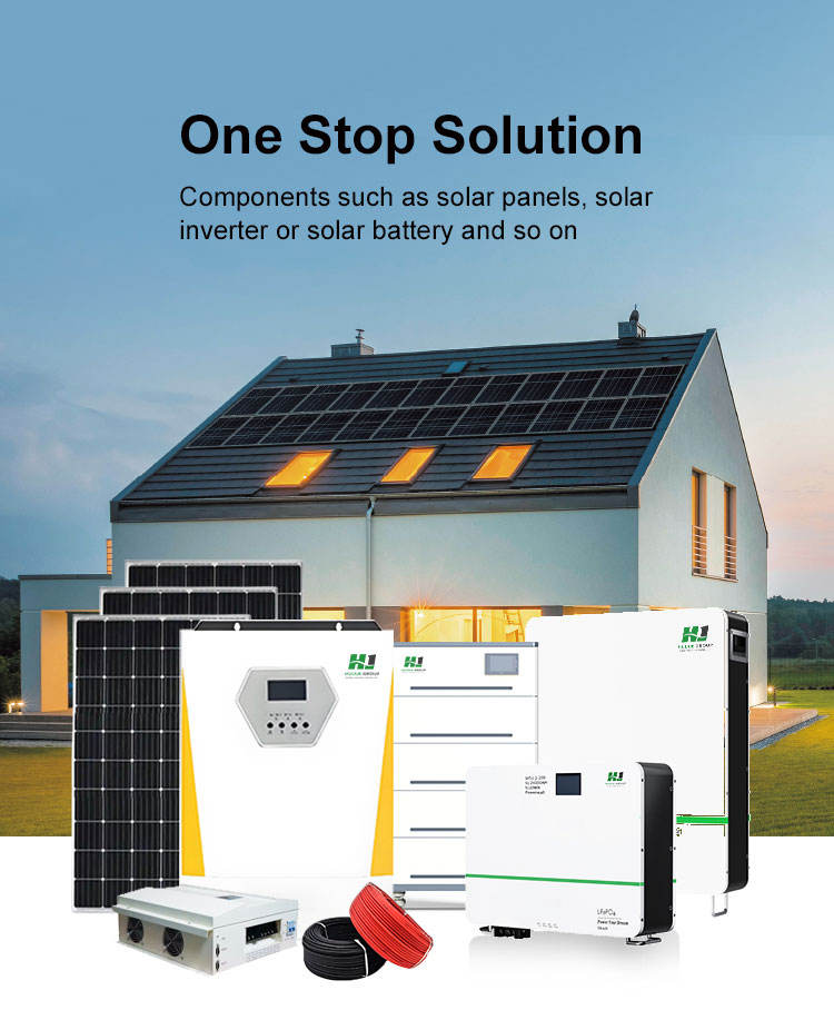 Modern Smart Home Hybrid  Solar Power System - Complete Solar Energy Unit