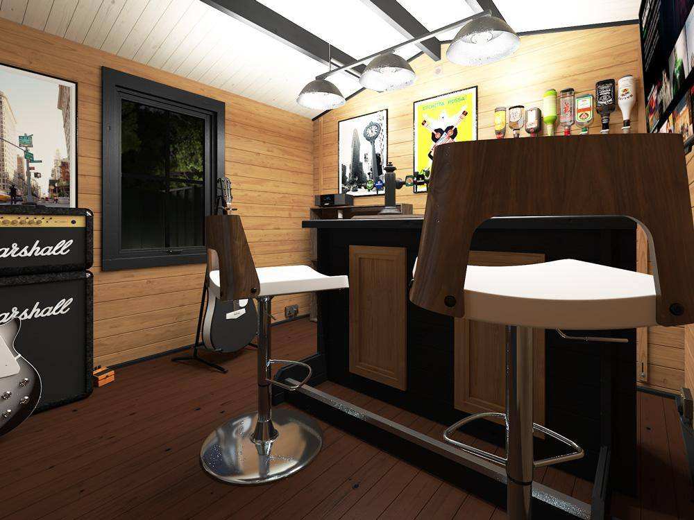 New Log Cabin Wooden House | Prefab Timber Cabin Kit for Home Garden Office