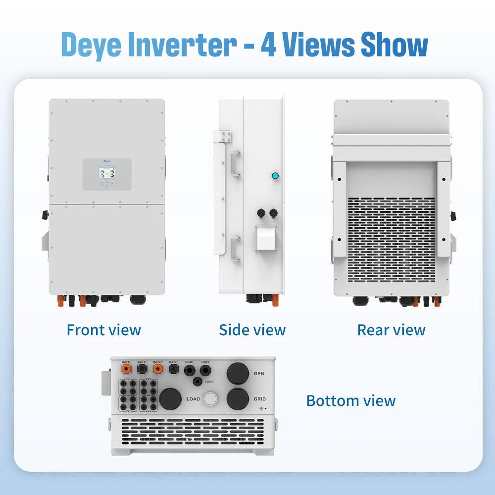 Deye Industrial Hybrid Inverter IEC 30KW 50 KW 40 KW 3Phase Off-Grid Solar Inverter