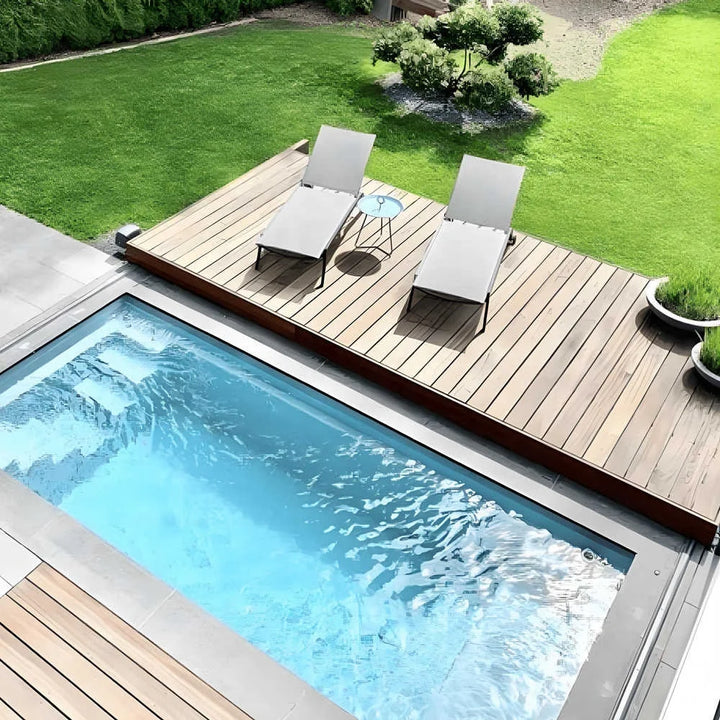 Automatic Swimming Pool  Cover Family Pool Safety Motorized 