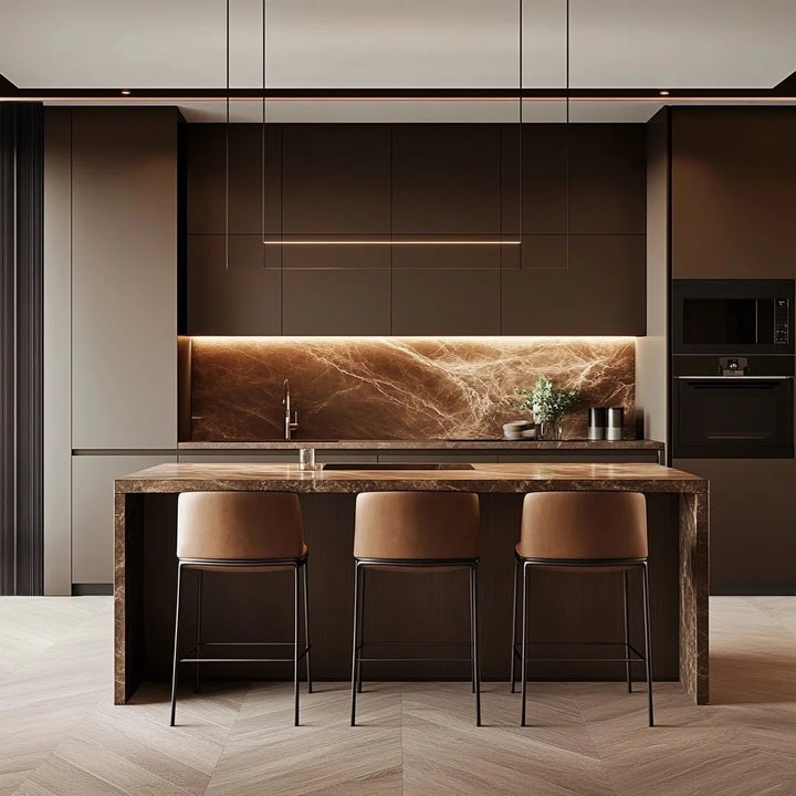 Automatic Sensor Touch Open/Close Modern Kitchen Cabinets