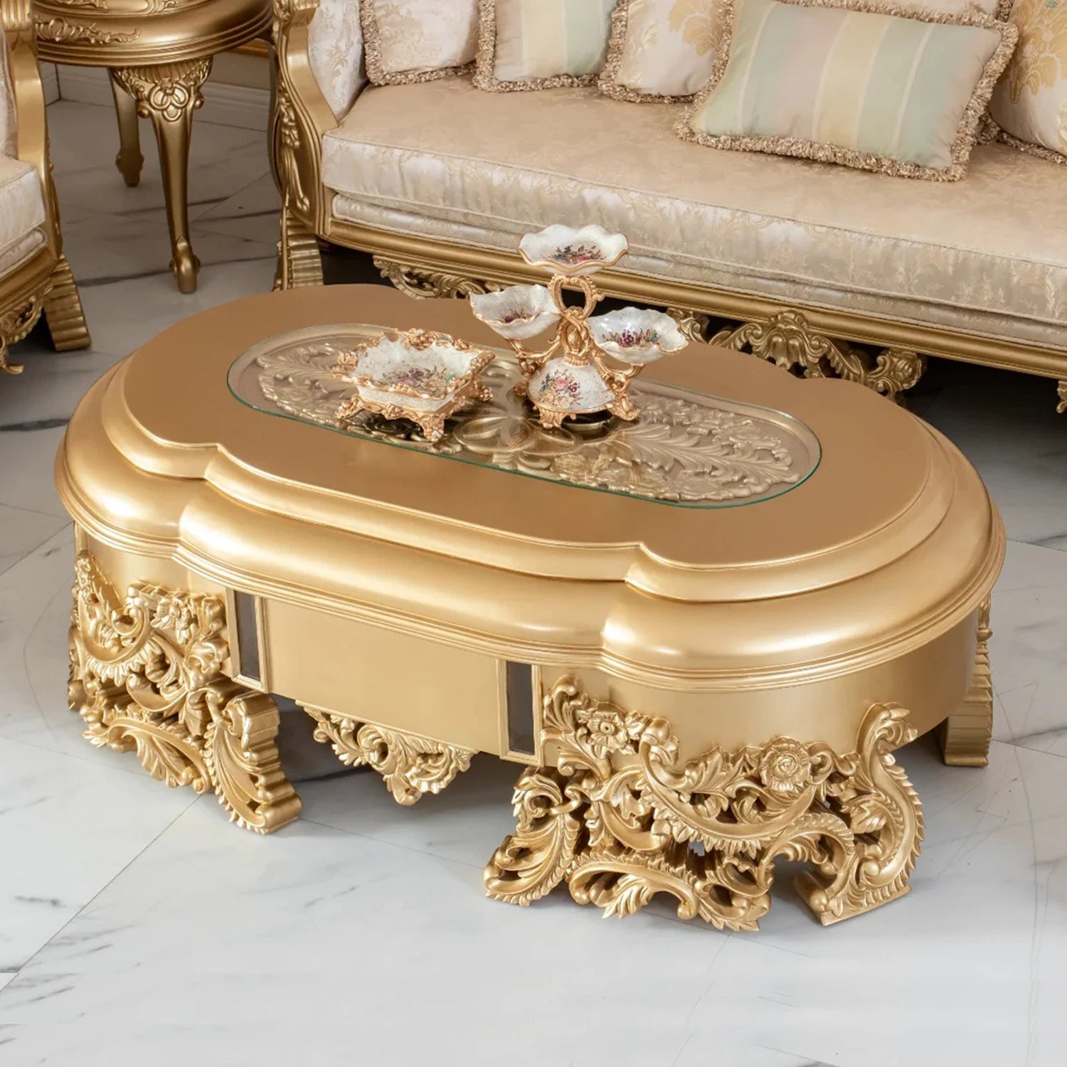 Premium Classical Royal Style Sectional Sofa