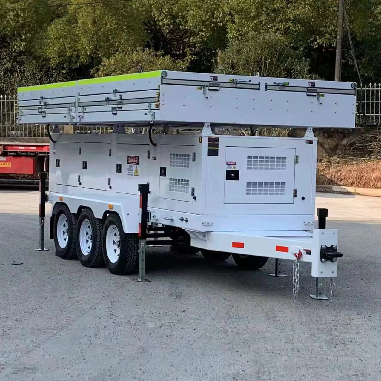 Modern Portable Mobile 80kw Solar generator Unit - Multipurpose Industrial Generator