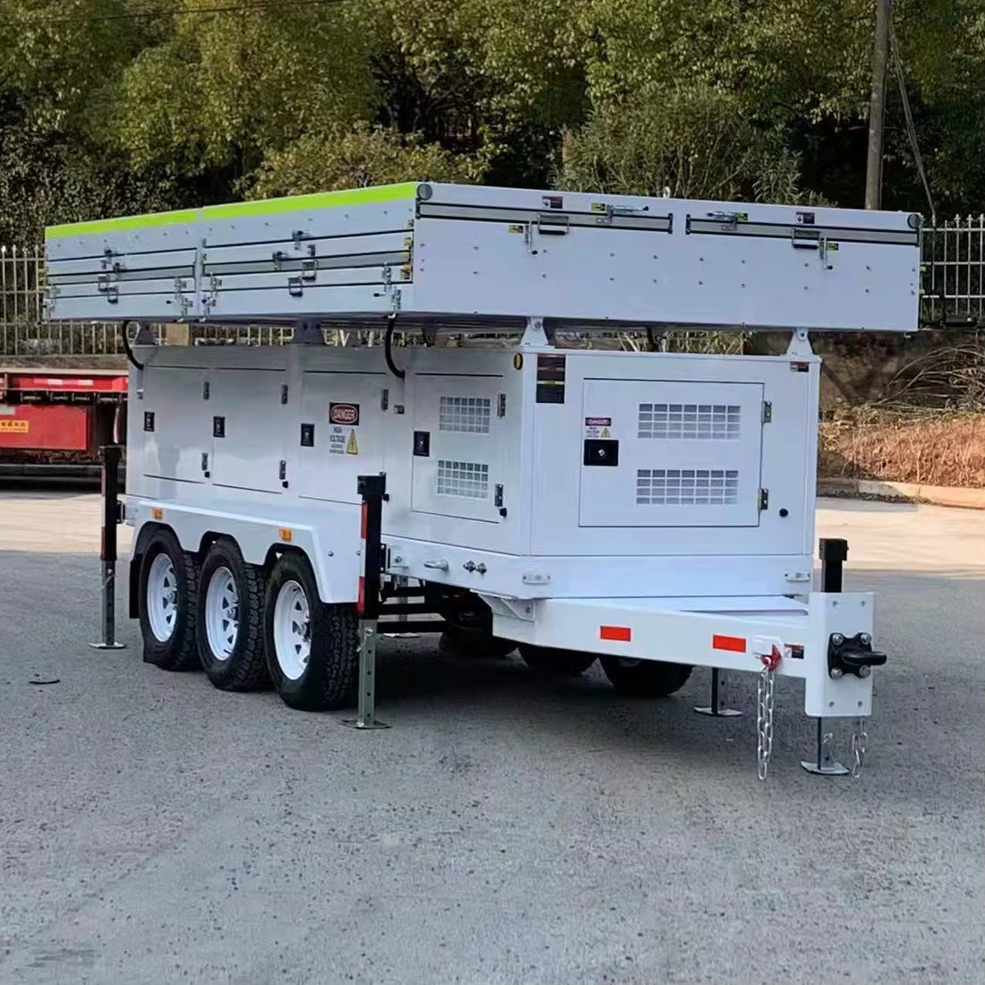 Modern Portable Mobile 80kw Solar generator Unit - Multipurpose Industrial Generator