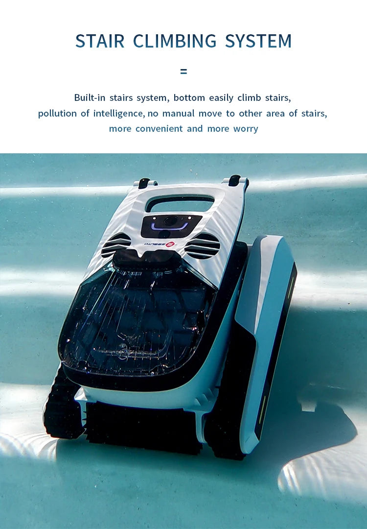 Automatic Wall Climbing Swimming Pool Robot Cleaner 