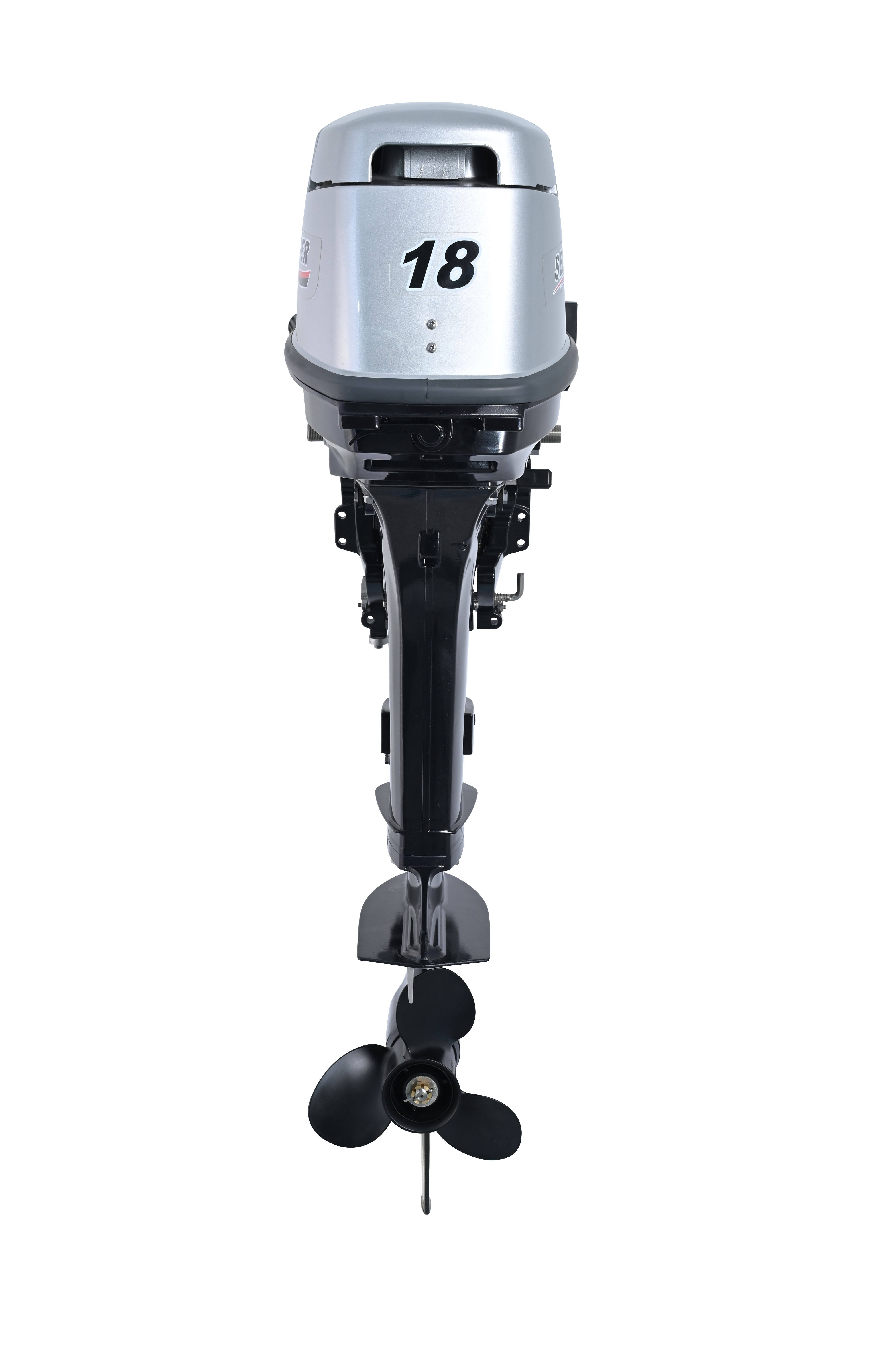 Modern 18HP Gasoline Outboard Motor – Durable 2-Stroke Marine Engine for Anglers & Recreational Boating