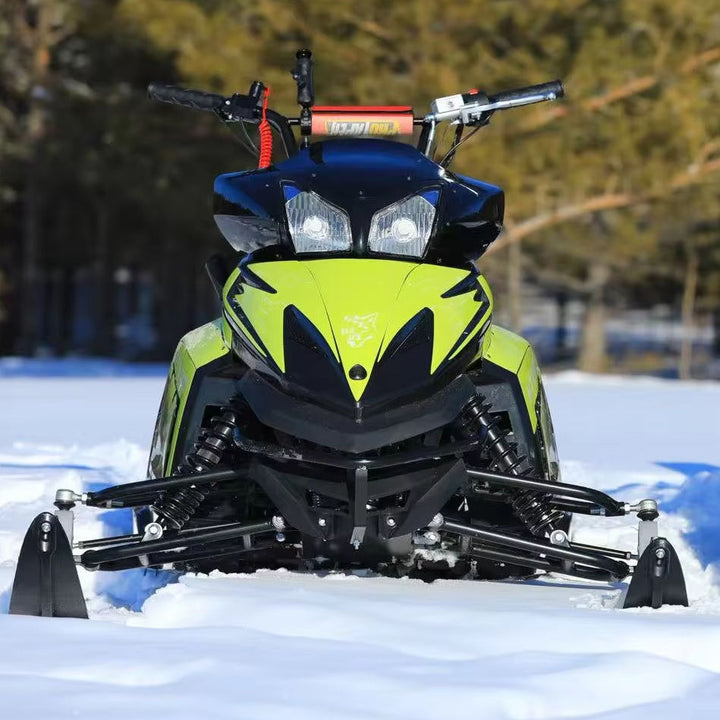 New 200cc Tracked Snowmobile | Winter Outdoor Recreation Vehicle for Snow Resorts