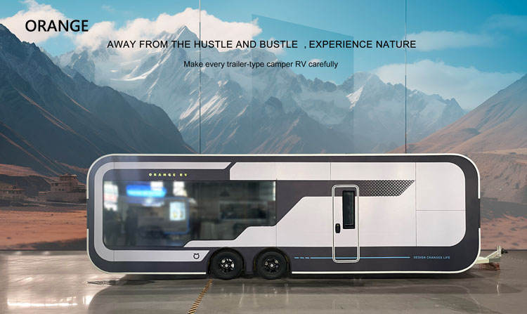 Luxury Prefab Mobile Camper House – Container RV Camping Caravan & Amenities