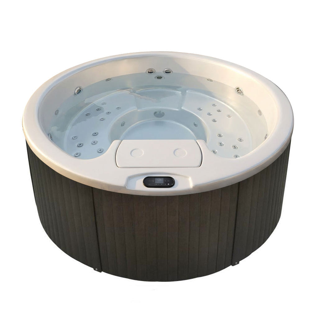Luxury Whirlpool Hot Tub with Hydro Massage - Outdoor Heated Acrylic Spa Pool & Jacuzzi