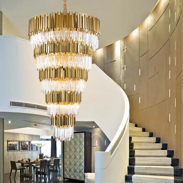 Modern Large Crystal Chandeliers Pendant Lights