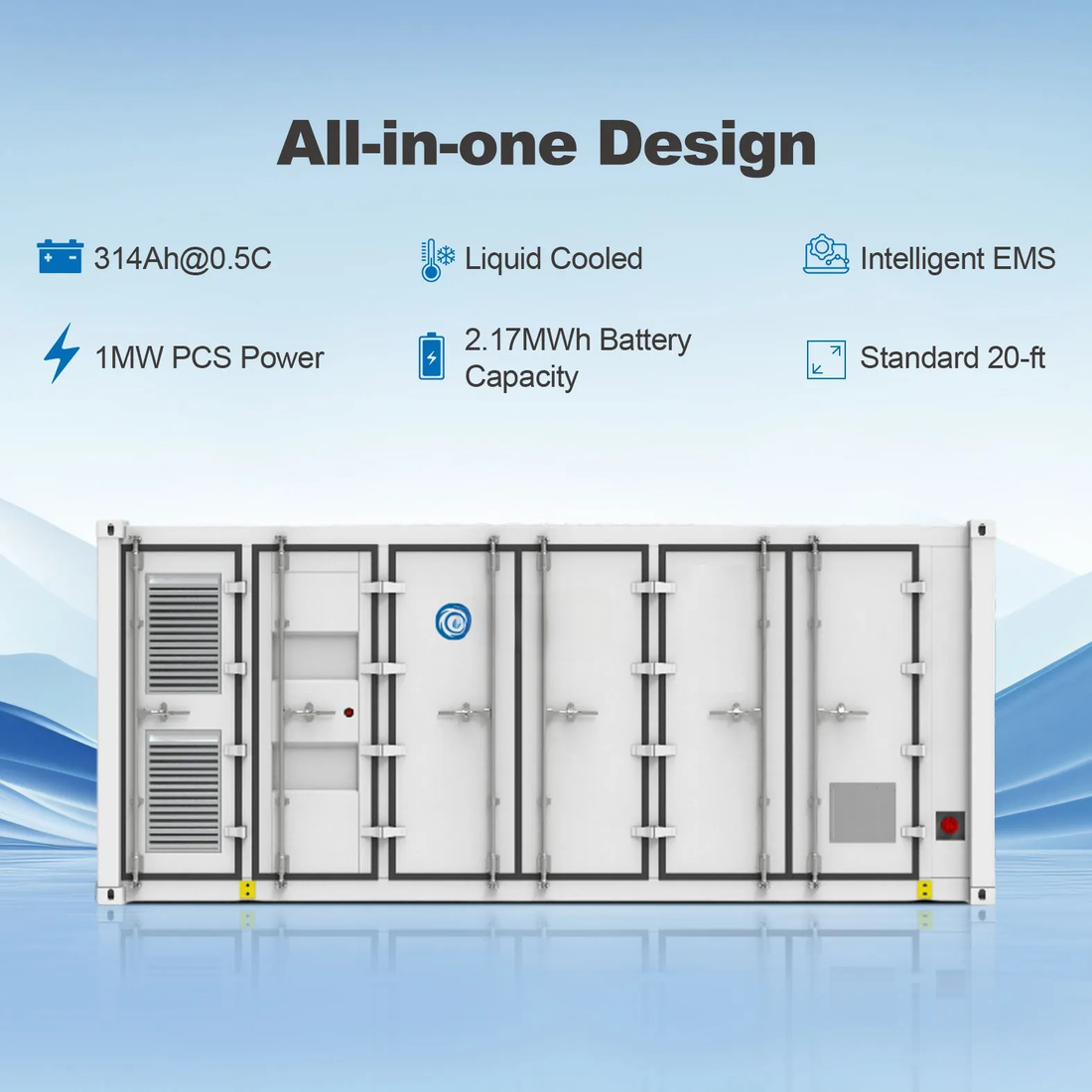 New All in One Solar Energy Storage System Ess - 1MW Inverter Using Solar Power - CE CERTIFIED