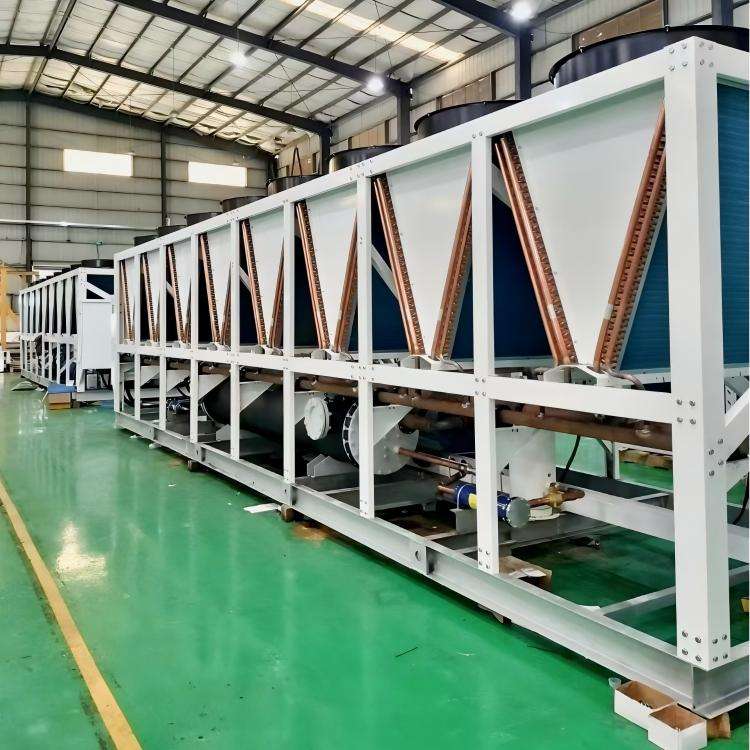 New 150HP Air-Cooled Industrial Screw Chiller Unit | 200–1200kW High-Capacity Refrigeration System