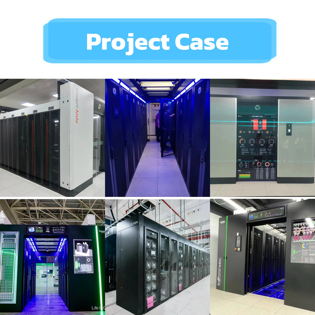 Eaton Online Three Phase Micro Data Center Icube Provides Power Supply IT Rack Power Distribution Thermal Monitoring Integrated