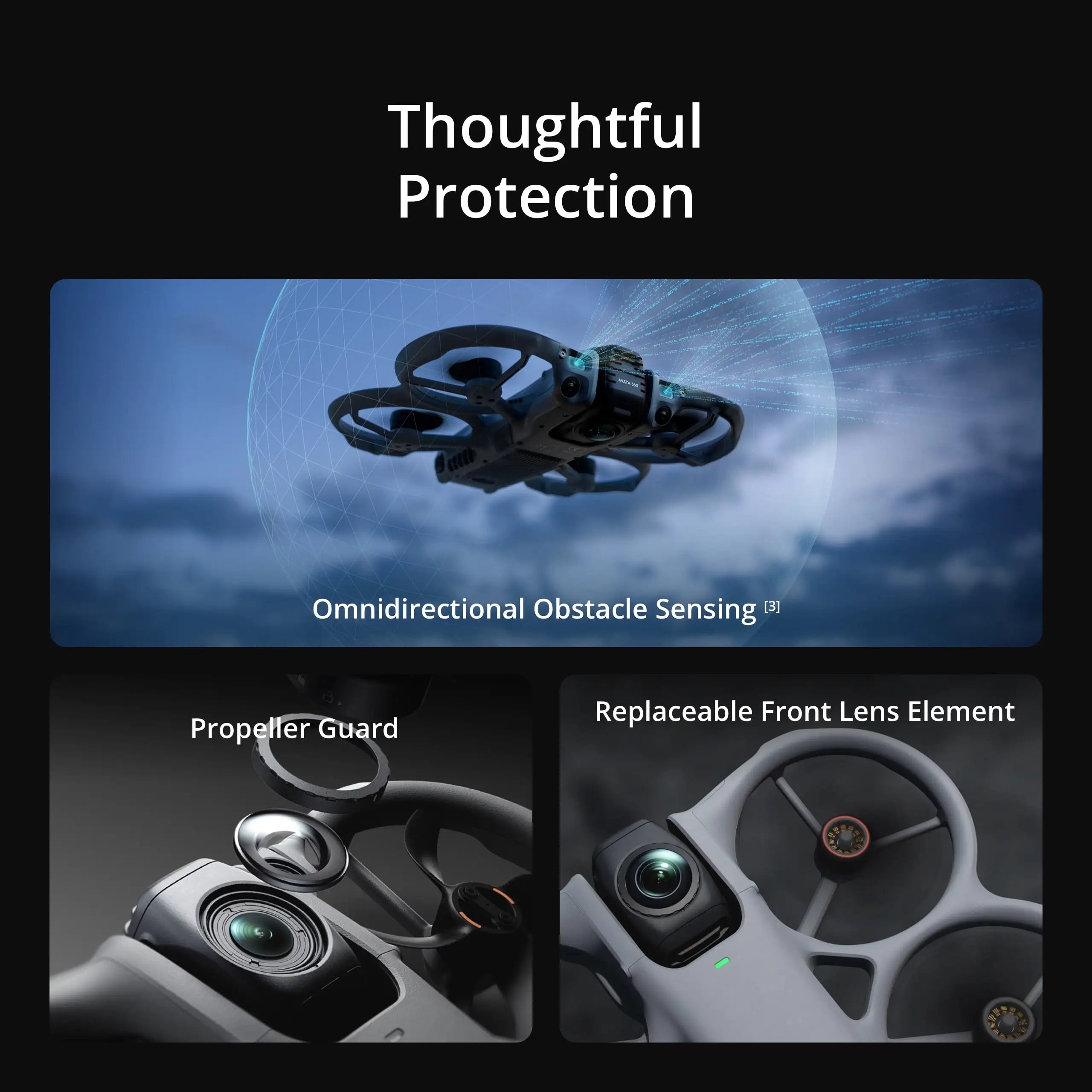 Avata 360 Motion Fly More Combo FPV Drone with Motion Controller 4K Camera for Freestyle and Aerial Filming