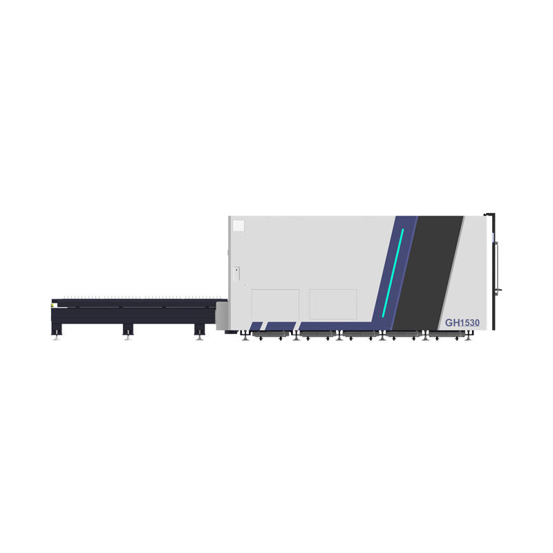 Smart High Efficiency Enclosed Fiber CNC Laser Cutting Machine with Exchange Table 3kw