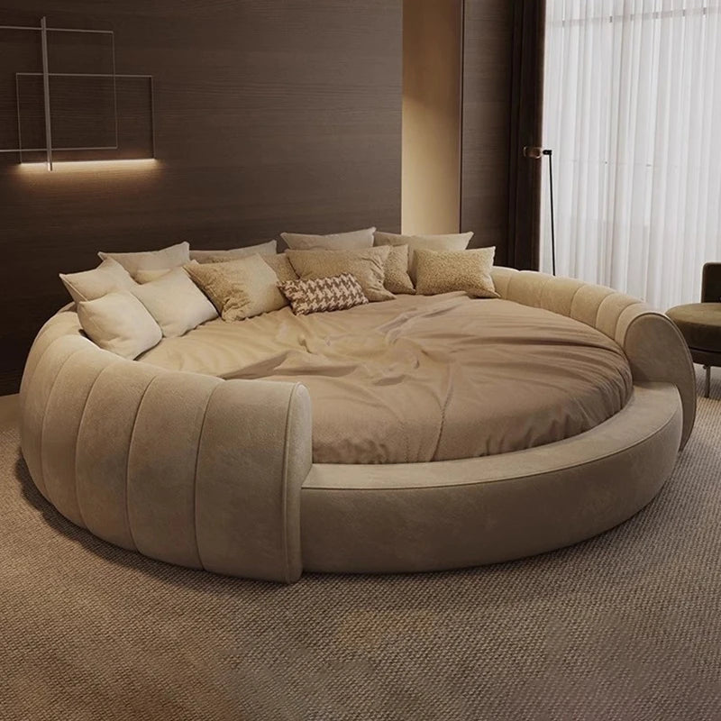 New Home Luxe Round Circular Bed Modern Interiors