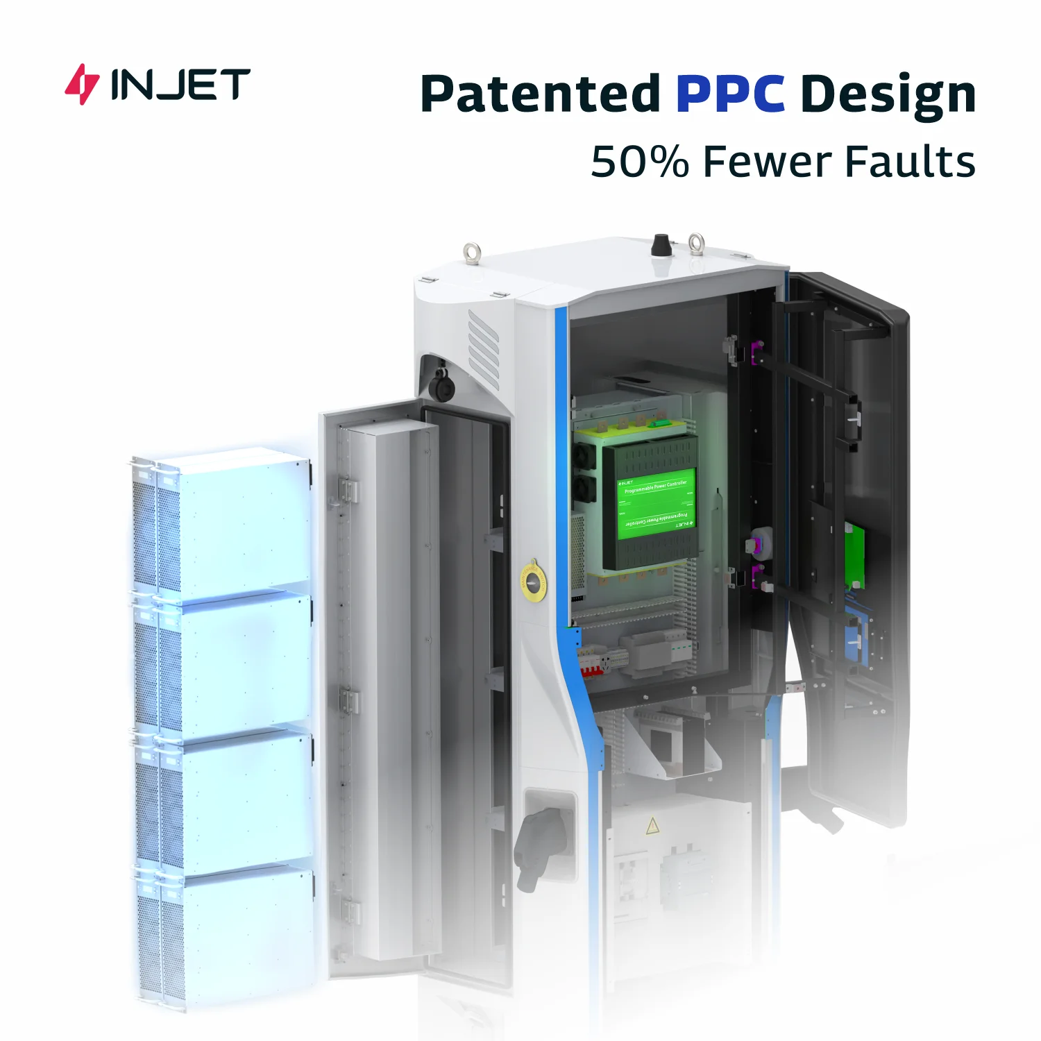 INJET US EU Market OCPP 1.6J DC EV Charger 60Kw 120Kw 240Kw CCS1 CCS2 for Electric Car EV Charging Station Electric Car Charger