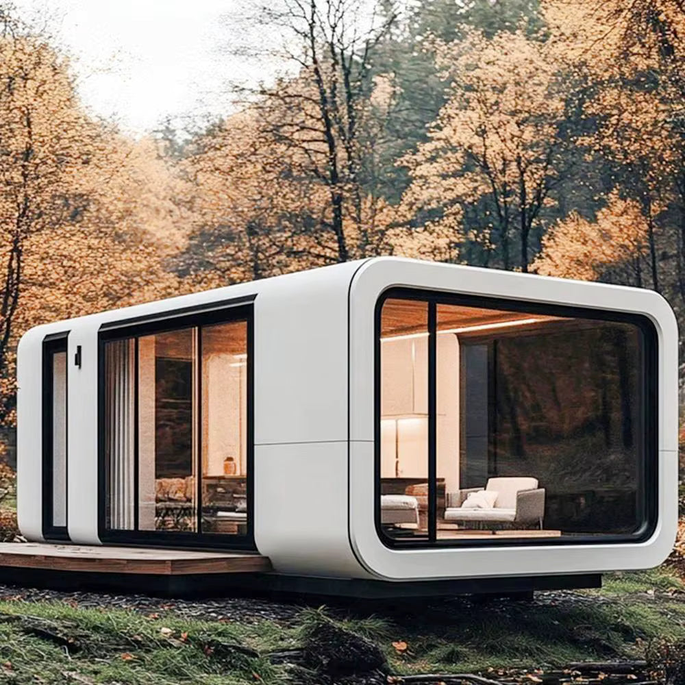 Modern Luxury Iconic Granny Pod Apple Cabin Solar-Powered Homes
