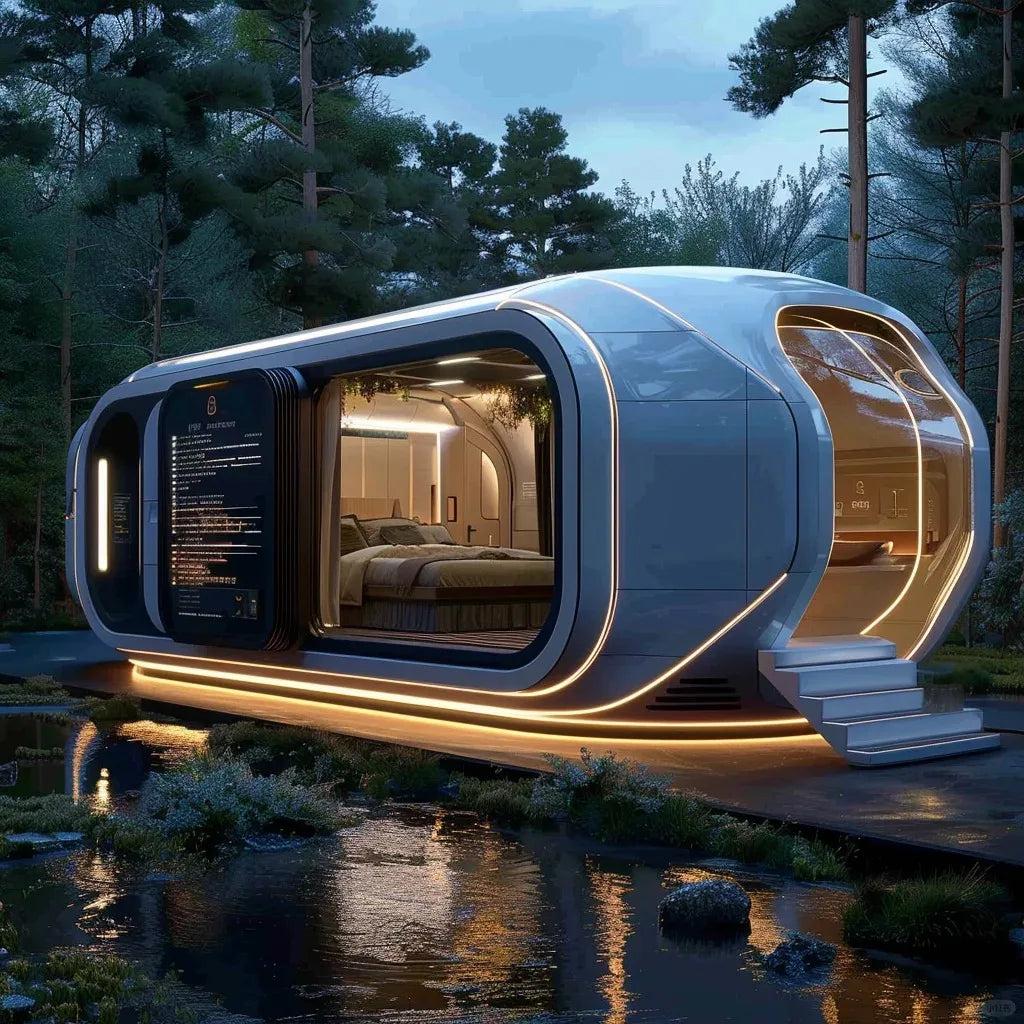 Modern Portable Hotel Prefab Wedding Container Restaurant Capsule Residence Mobile Smart House